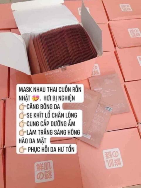 Combo 5 miếng mặt nạ nhau thai tế bào gốc (chính hãng)