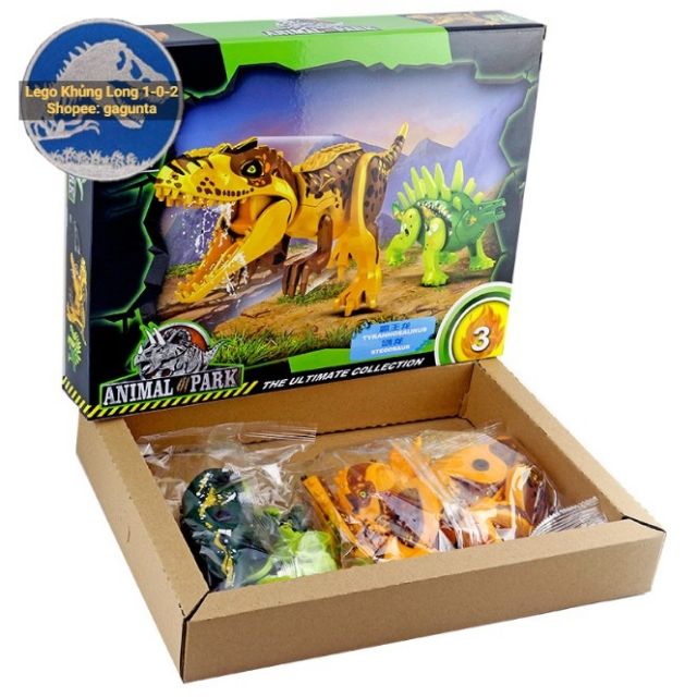 Lego Khủng Long T-rex Indominus 2020 Nhiều Chủng Loài Hãng Lele