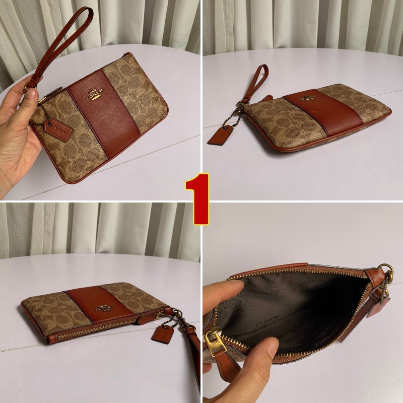 ♀Ví Canvas Họa Tiết Chữ Ký Coach 32445 67070 87642 f32445 f67070 f87642