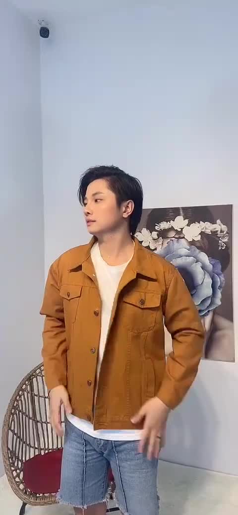 [HOT TREND] ÁO KHOÁC UNISEX FORM RỘNG KAKI JEANS NAM NỮ CÓ BẢY MÀU ĐEN RÊU KEM VÀNG CAM HỒNG DA BÒ THỜI TRANG MỚI NHẤT | BigBuy360 - bigbuy360.vn