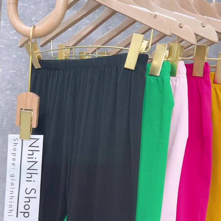 Quần ngố legging cạp cao siêu co giãn, Quần legging đen co giãn mạnh QS0609 - NhiNhi Shop | BigBuy360 - bigbuy360.vn