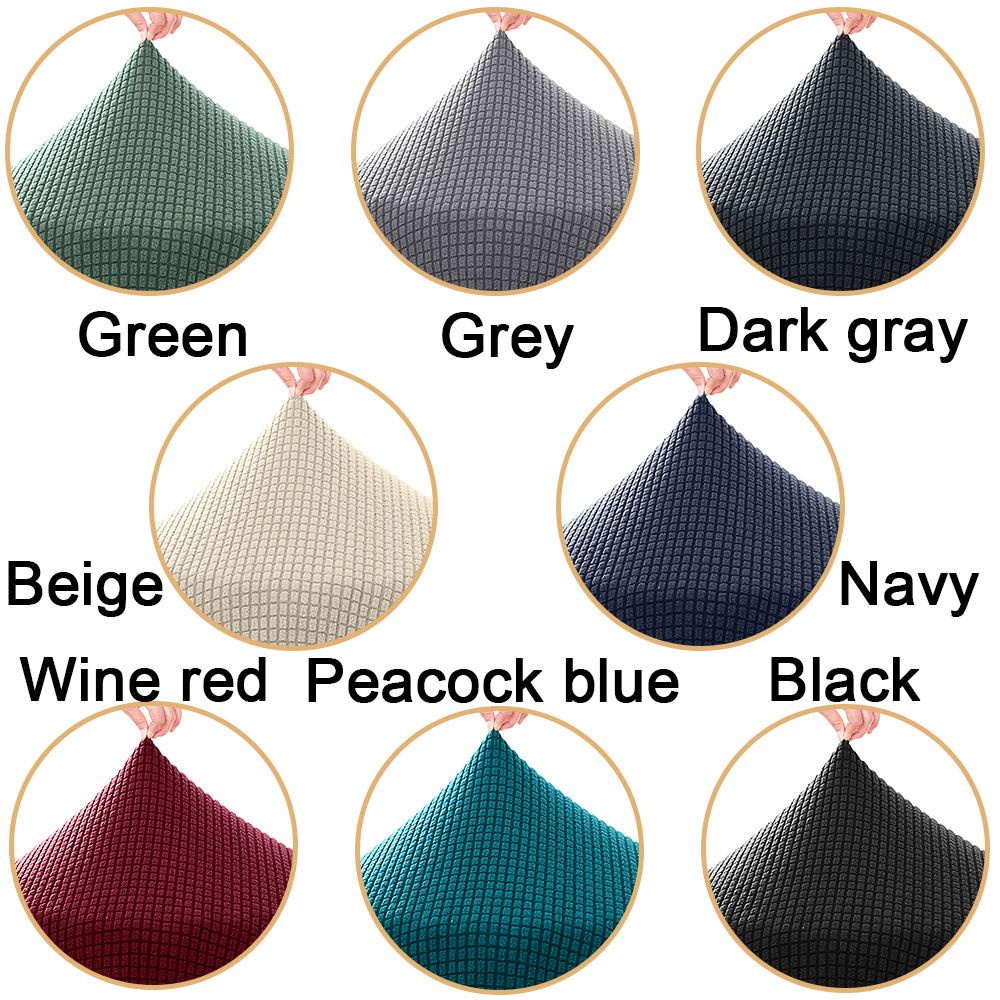 MUVAKO Vỏ Bọc Ghế Ngồi Bằng Polyester Co Giãn Dày Dặn Chống Trơn Có Thể Giặt Được