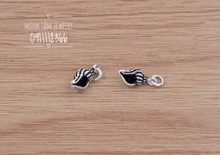 Charm Ốc Sên bạc Thái S925
