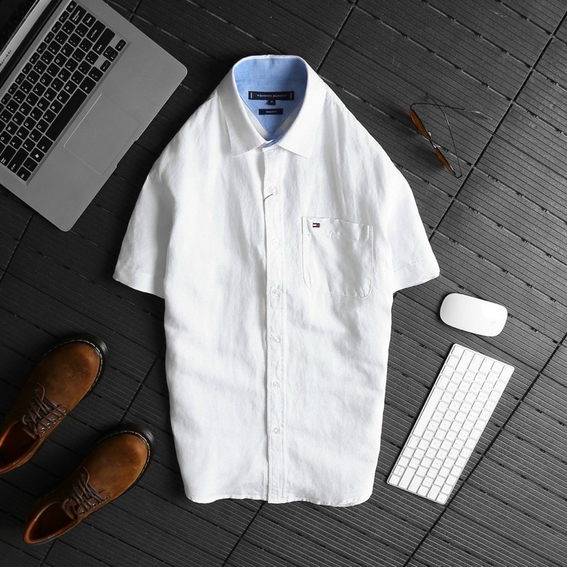 SƠ MI NGẮN TAY CÓ TÚI TM