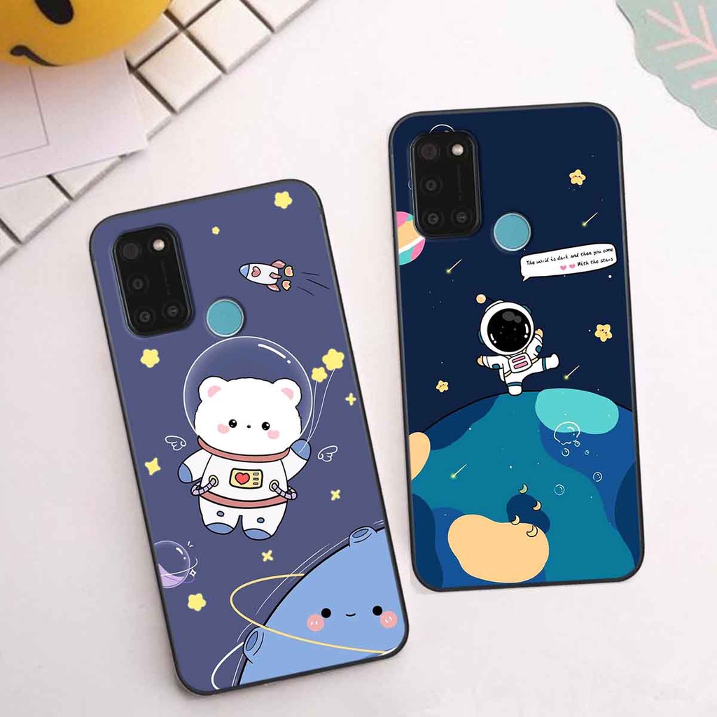 Ốp Realme C17 / 7i in hình vũ trụ, phi hành gia bầu trời cute dễ thương