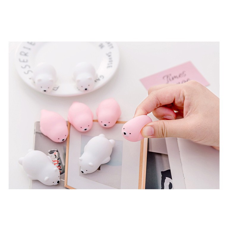 xĐồ chơi cho bé Squishy Mochi Dễ Thương , Mềm Bóp Đã - Hình Thú Cực Đáng Yêu T334u