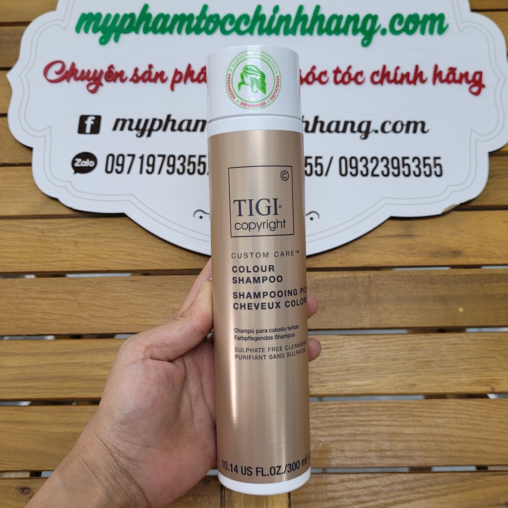 GỘI XẢ DƯỠNG ẨM TIGI COPYRIGHT COLOUR 300ML-250ML