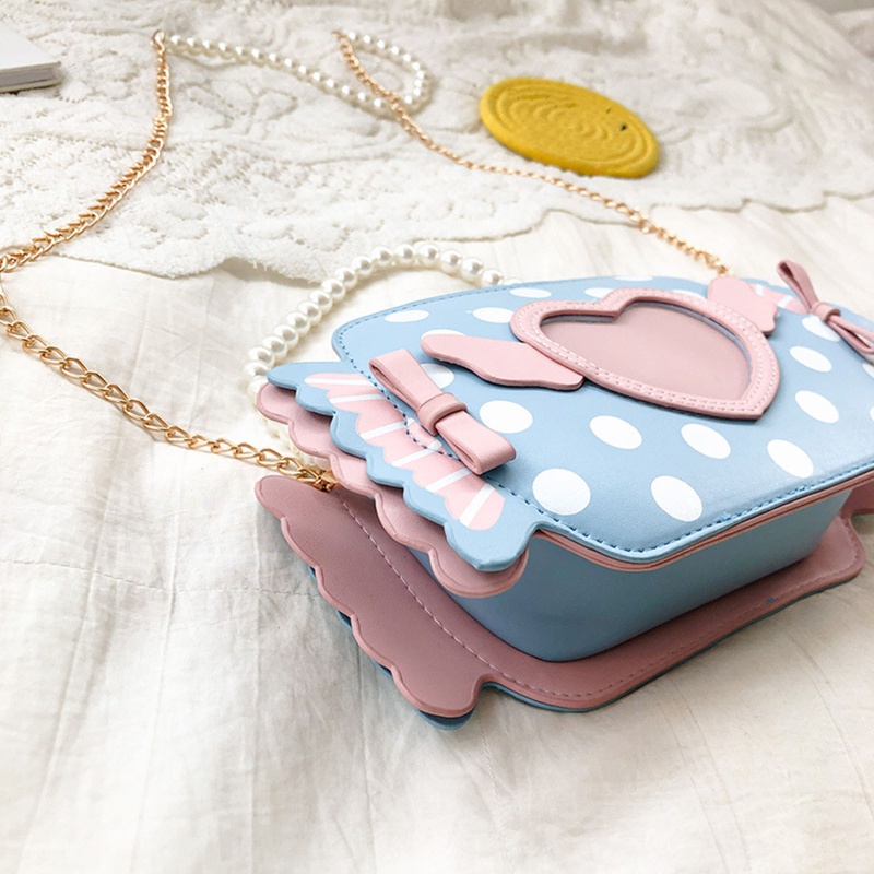 Túi Xách Đeo Chéo Đính Ngọc Trai Thời Trang Cho Nữ