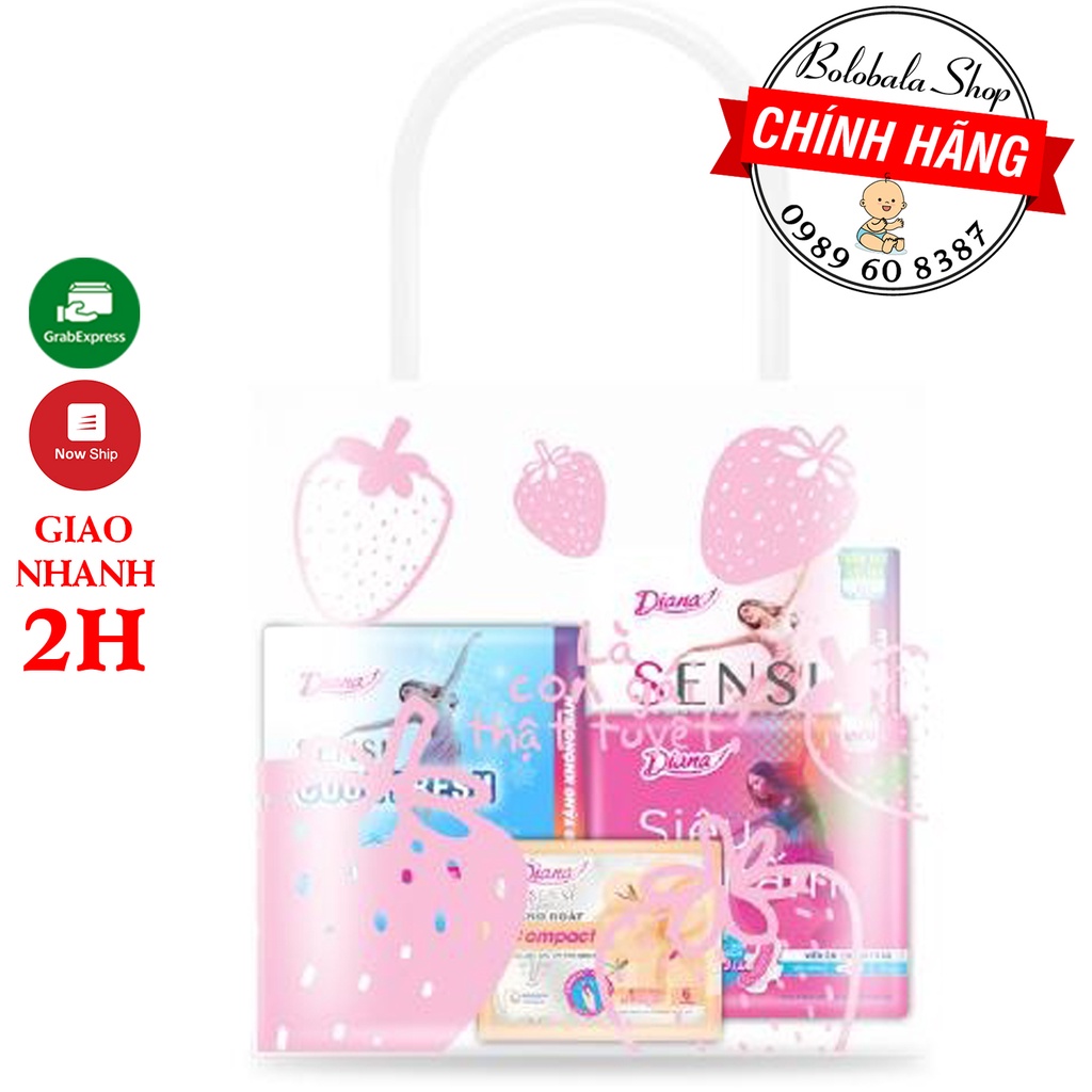Túi băng vệ sinh quà tặng dùng thử của Diana