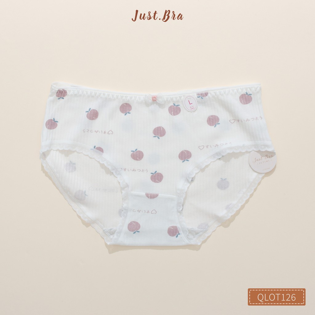 Quần lót  nữ Just Bra họa tiết xinh xắn, chất liệu cotton thoáng mátQLOT126 | BigBuy360 - bigbuy360.vn