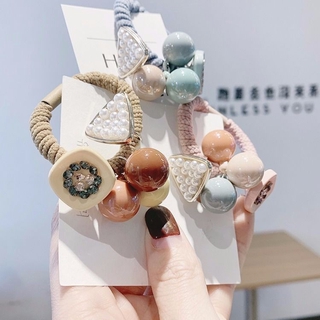 Dây buộc tóc đính đá long lanh nhiều màu siêu sang chảnh cho nữ