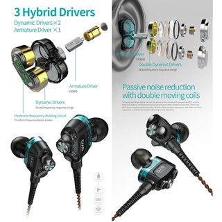 Tai Nghe Plextone DX6 Triple Hybrid Drivers