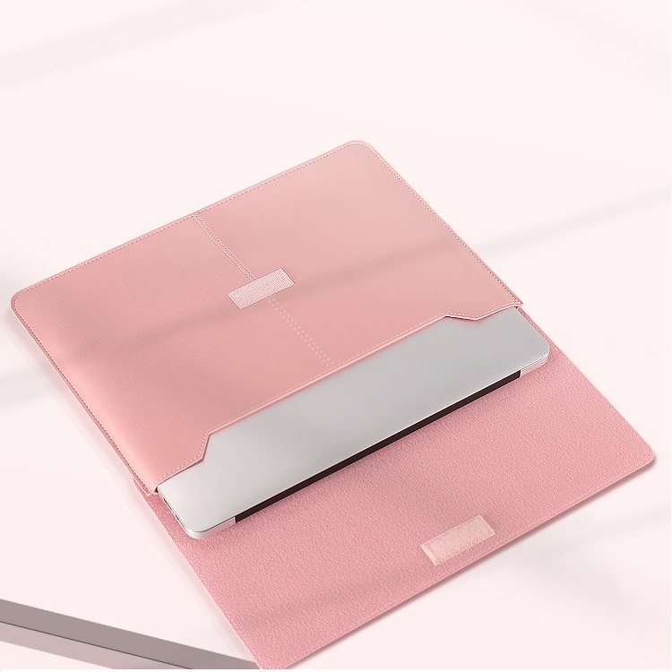 Bao da đựng Macbook Laptop 11 - 15,6 inch kèm túi đựng sạc chuột.