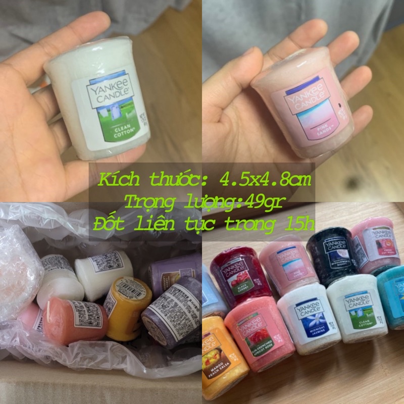 Nến thơm Yankee Candle mini votive 49g
