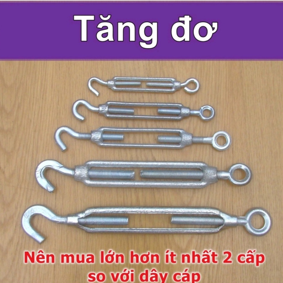 Tăng Đơ Cáp mạ kẽm các loại  chuyên dùng cho các loại dây cáp từ 2mm đến 10mm.kimkhinhatphat