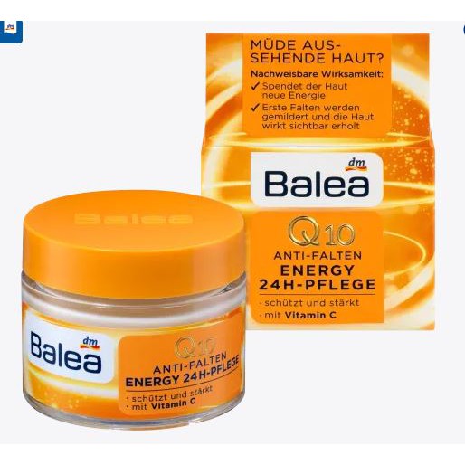 Bộ kem dưỡng da BALEA Q10 ANTI FALTEN chống lão hóa, giảm nếp nhăn (HÀNG ĐỨC) | BigBuy360 - bigbuy360.vn
