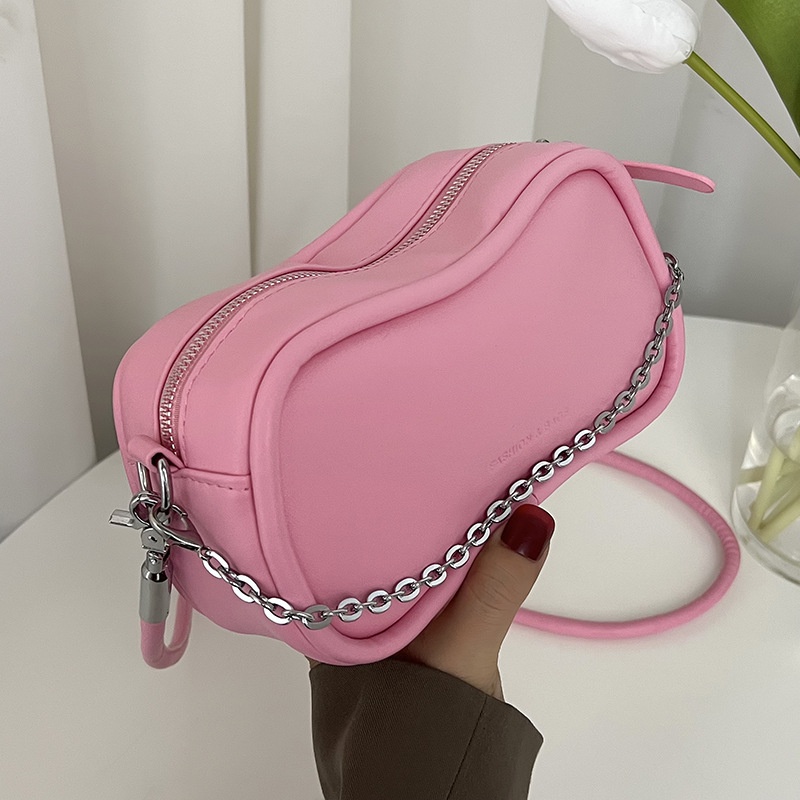 Túi đeo bên vai/ cầm tay IELGY màu trơn thời trang đơn giản dành cho nữ