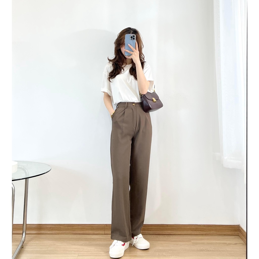 Áo thun trơn cotton co giãn tốt, thoáng mát thấm hút mồ hôi- Miho house