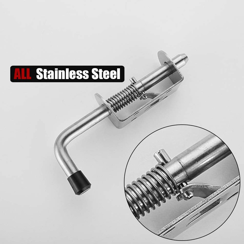 Bộ 2 Chốt Cửa 5 Inch 2mm Bằng Thép Không Gỉ