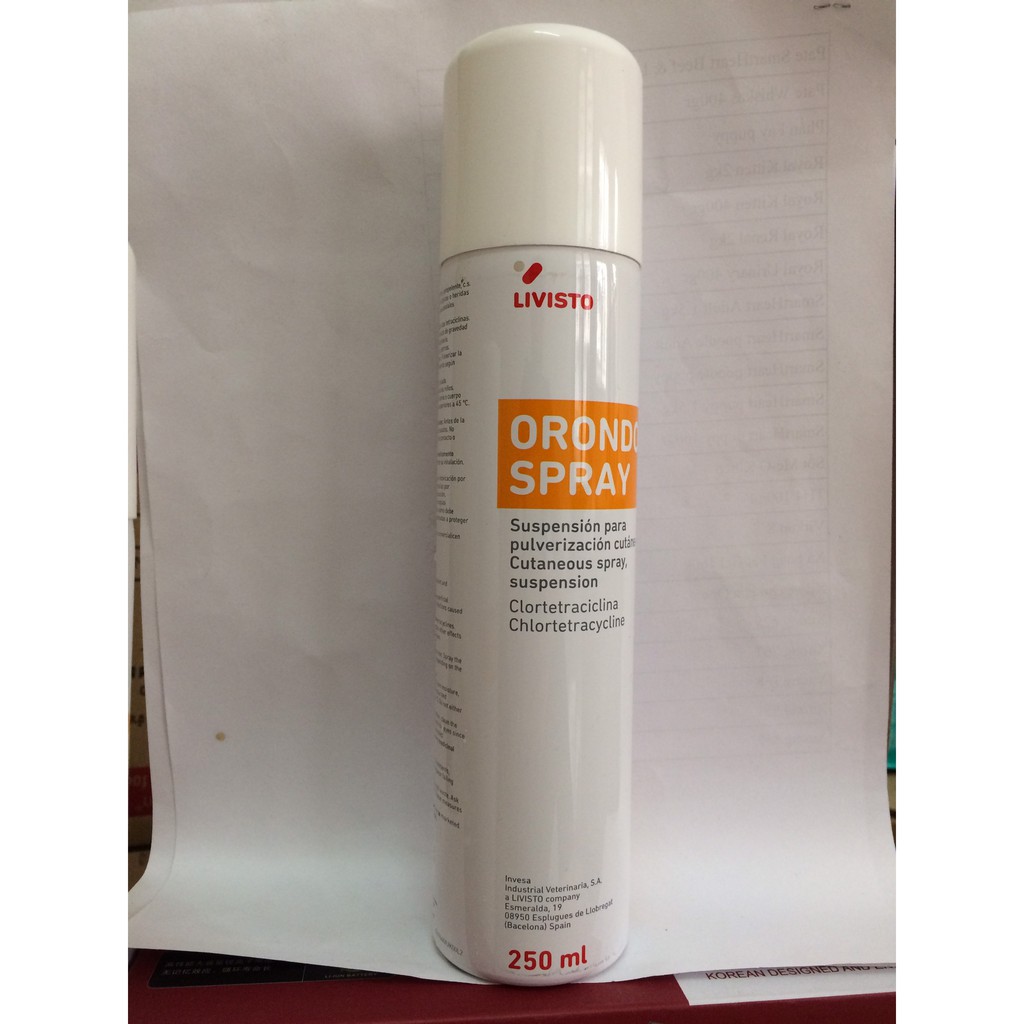Thuốc trị ghẻ mủ chó, mèo, gà, trâu bò, heo, chim cảnh,.v.v ORONDO SPRAY hàng Mỹ