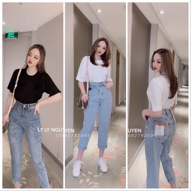 Set áo thun + quần jean