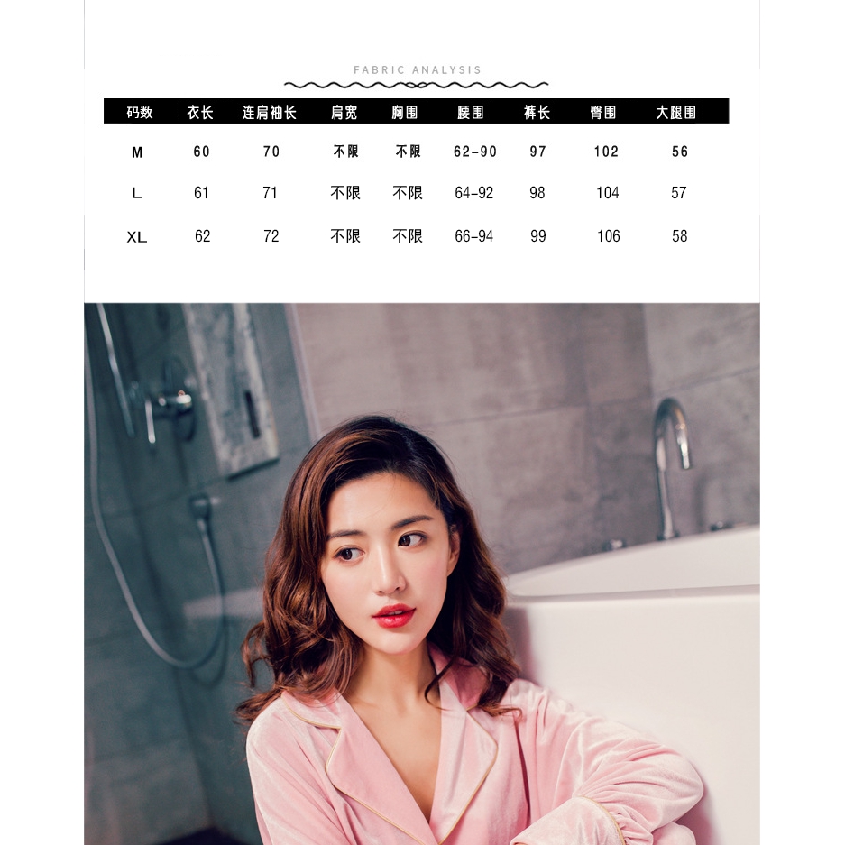 Bộ Quần Áo Ngủ Tay Dài Chất Nhung Ấm Áp Thiết Kế Trẻ Trung Hợp Thời Trang Cho Nữ | BigBuy360 - bigbuy360.vn