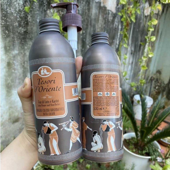 Sữa tắm nước hoa Ý Tesori d'Oriente chính hãng 500ml hương thơm lưu trữ cả ngày kèm vòi - H35 | BigBuy360 - bigbuy360.vn