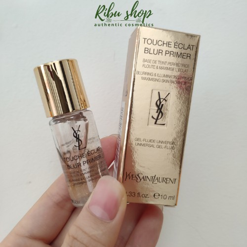 Kem lót trang điểm YSL touche eclat blur primer căng bóng mờ lỗ chân lông 10ml fullbox Sephora Ribu shop