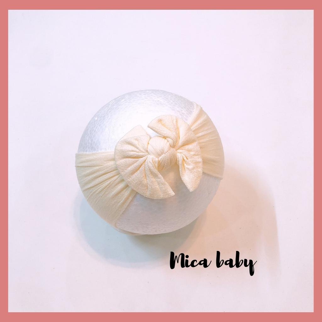 Băng đô nơ màu kẹo dễ thương cho bé Mica baby BD59