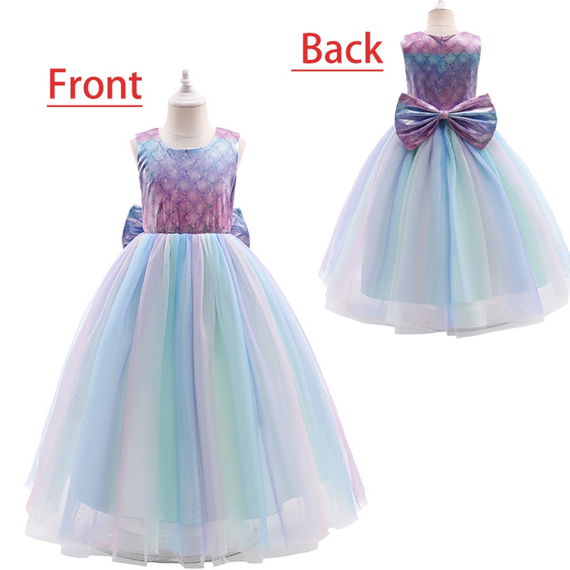 Đầm tiên cá/ Phụ kiện hóa trang tùy chọn đáng yêu dành cho bé gái