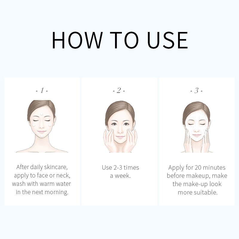 Mặt nạ ngủ LAIKOU chiết xuất từ rong biển dưỡng ẩm da mặt vào ban đêm 3g