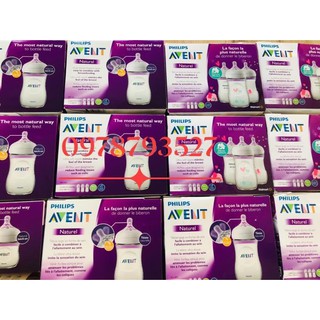 [Nhập Mỹ] Bình sữa Philips Avent Natural 125ml và 260ml