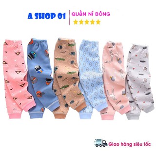 Quần nỉ bông cho bé trai & bé gái Từ 3kg đến 16kg [ Hàng Chuẩn loại 1 ]