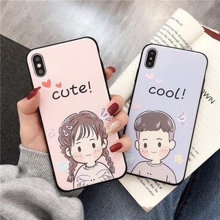 Ốp Cute Couple OL007 in sần 4D tất cả các dòng máy iPhone,Samsung, Oppo, Vivo, Huawei, Xiaomi, Nokia, Vsmart, Realme