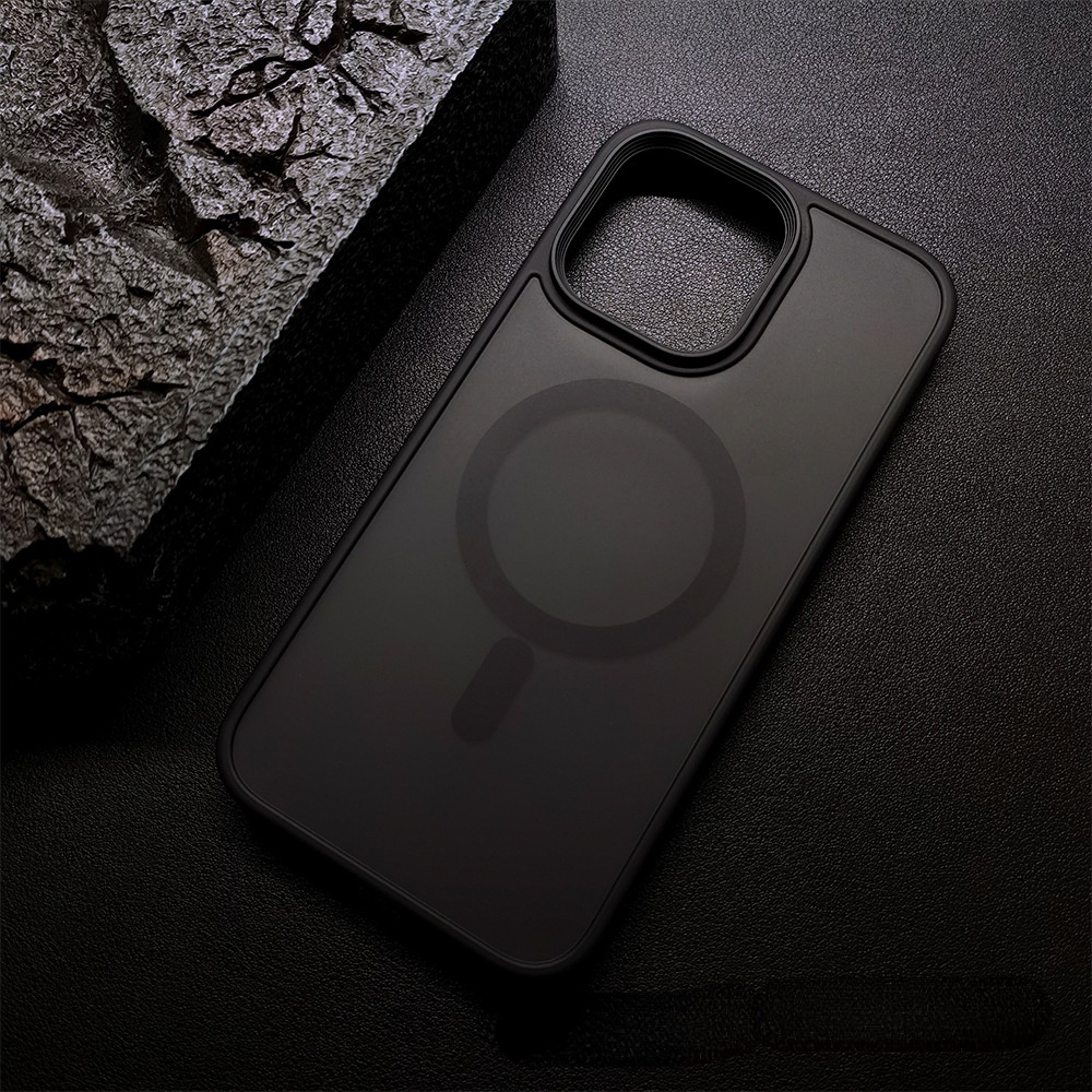 Ốp Điện Thoại Mềm Từ Tính Bề Mặt Nhám Bảo Vệ Cho IPhone 13 / 12 Pro Max 14 Pro Max