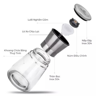 Dụng Cụ Xay Tiêu Thuỷ Tinh Benchusch