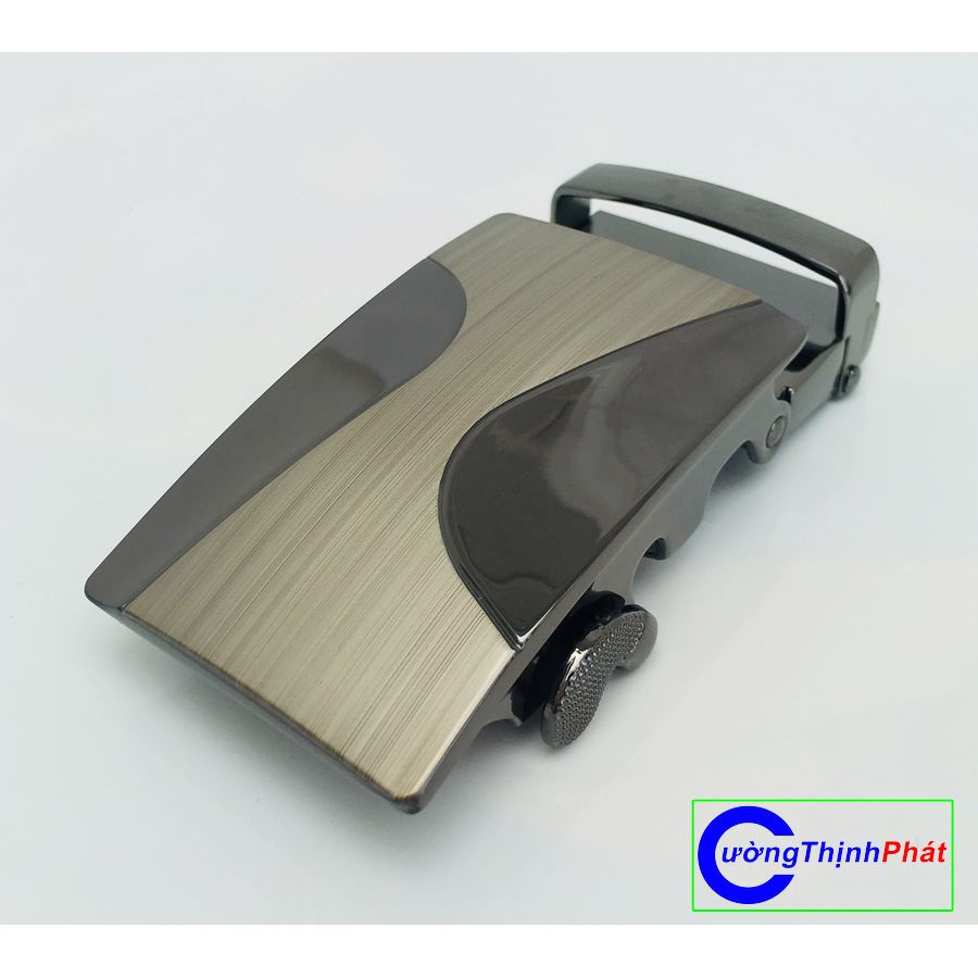 Dây Nịt Nam Da Cao Cấp Mặt Mạ Crom Sáng Bóng