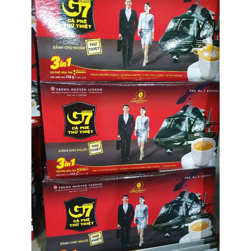 Cà Phê Trung Nguyên G7 3in1 - Cafe hòa tan - Hàng chính hãng