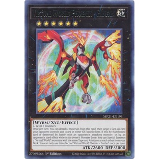 Thẻ bài Yugioh - TCG - Virtual World Phoenix - Fanfan / MP21-EN193'