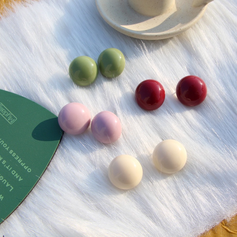 Khuyên Tai Kim Bạc S925 Thiết Kế Đơn Giản Dễ Phối Đồ Thời Trang Xuân Hè Cho Nữ