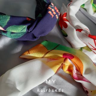 Băng đô/ Dải lụa cột tóc hoặc làm quai nón lá