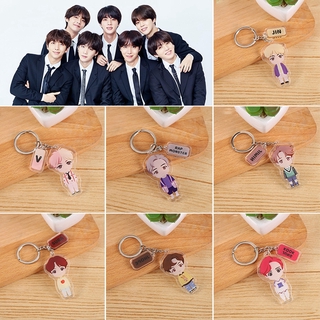 Móc Khóa Acrylic Hình Bt21 Jimin Dễ Thương