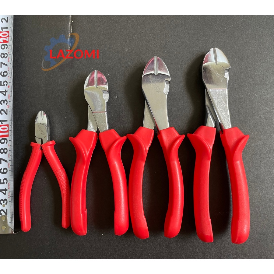 Kìm cắt Meinfa VNXK mạ không gỉ - kìm cắt dây điện, dây thép, cáp viễn thông bảo hành 12 tháng - LAZOMI tools