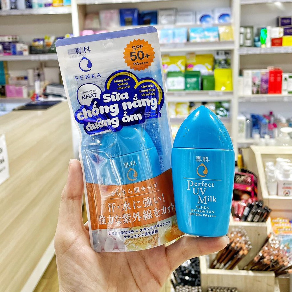 Kem Chống Nắng SENKA Perfect UV SPF50+ PA++++ 50gr