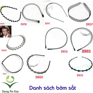 Bờm cài tóc nam nữ siêu bên bằng sắt nhiều mẫu