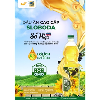 DẦU HƯỚNG DƯƠNG HỮU CƠ SLOBODA 1L