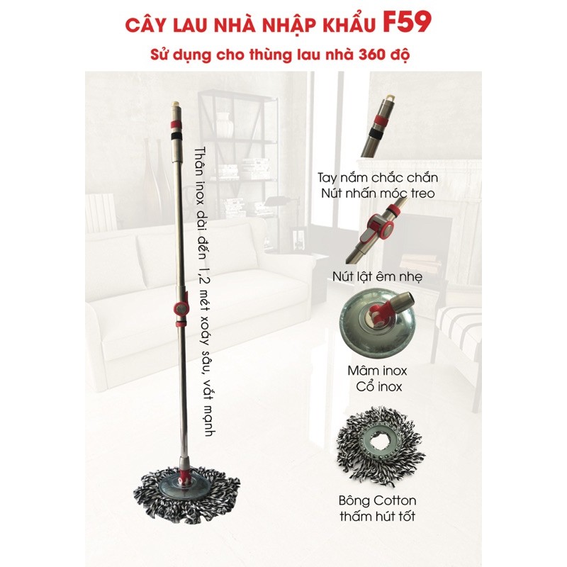 Cây Lau Nhà 360 HomeEasy F59