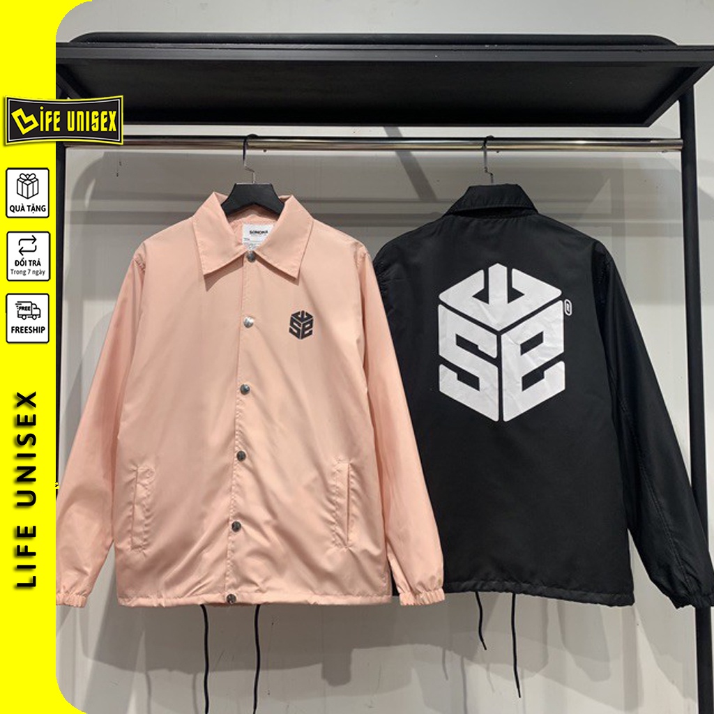 Áo khoác dù SWE 2 lớp chống nắng dành cho nam nữ cho cặp đôi,form rộng phong cách unisex-LifeUnisex.GAKD65