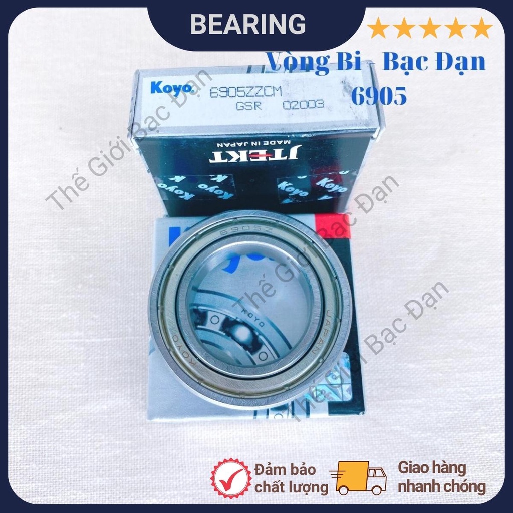 Vòng bi bạc đạn 6905 ZZCM KOYO - hàng đẹp - chất lượng cao - Thế Giới Bạc Đạn