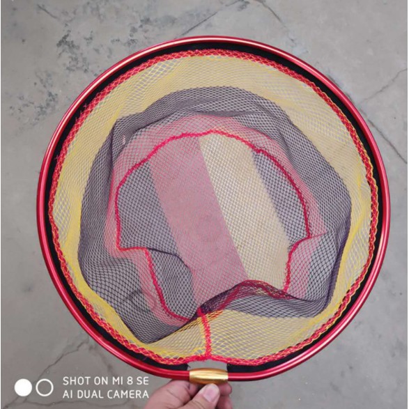 Mặt vợt câu đài lỗ thưa - mặt vợt 40cm - 45cm lớn